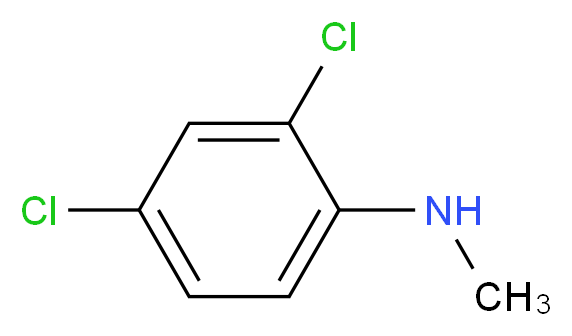 2,4-Dichloro-N-methylaniline_分子结构_CAS_35113-88-3)