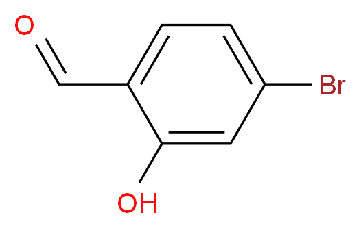 4-bromo-2-hydroxybenzaldehyde_分子结构_CAS_22532-62-3