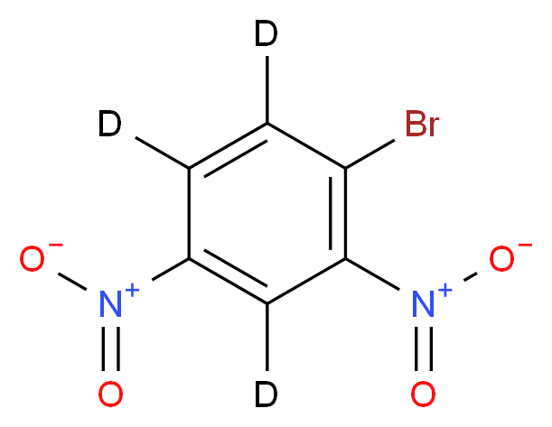 1-Bromo-2,4-dinitrobenzene-d3_分子结构_CAS_1313734-81-4)