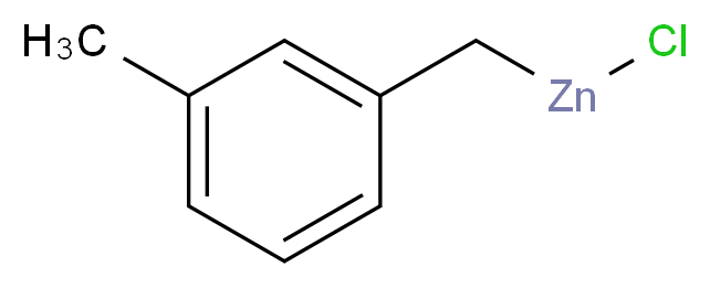 chloro[(3-methylphenyl)methyl]zinc_分子结构_CAS_312693-20-2