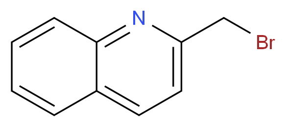 2-(Bromomethyl)quinoline_分子结构_CAS_5632-15-5)
