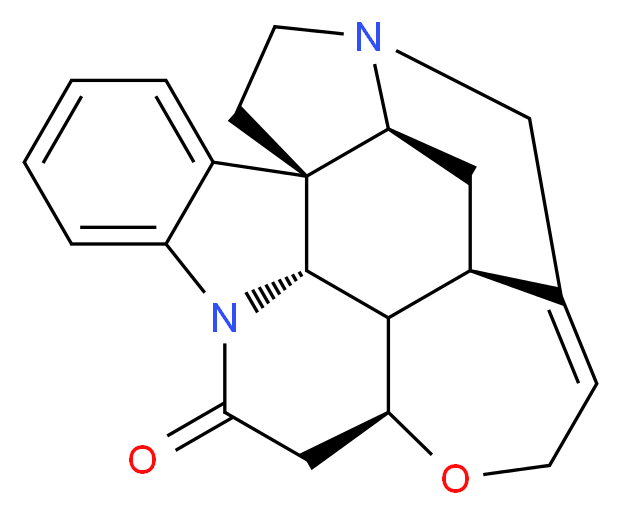 (1R,11S,18S,20R,21R,22S)-12-oxa-8,17-diazaheptacyclo[15.5.2.0<sup>1</sup>,<sup>1</sup><sup>8</sup>.0<sup>2</sup>,<sup>7</sup>.0<sup>8</sup>,<sup>2</sup><sup>2</sup>.0<sup>1</sup><sup>1</sup>,<sup>2</sup><sup>1</sup>.0<sup>1</sup><sup>5</sup>,<sup>2</sup><sup>0</sup>]tetracosa-2,4,6,14-tetraen-9-one_分子结构_CAS_57-24-9