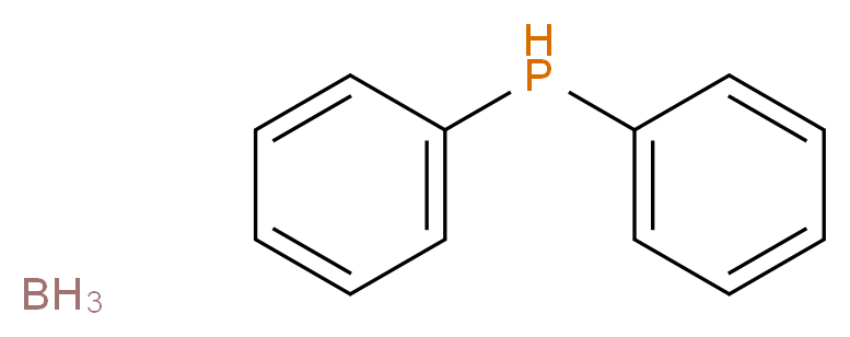 diphenylphosphane borane_分子结构_CAS_41593-58-2