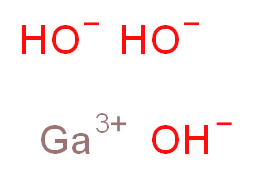 gallium(3+) ion trioxidanide_分子结构_CAS_12023-99-3