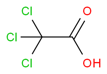 trichloroacetic acid_分子结构_CAS_76-03-9