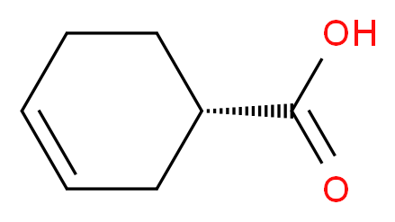 (1S)-cyclohex-3-ene-1-carboxylic acid_分子结构_CAS_5708-19-0