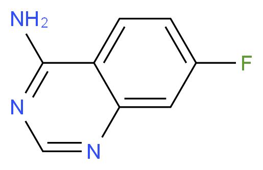 7-Fluoroquinazolin-4-amine_分子结构_CAS_1009036-29-6)