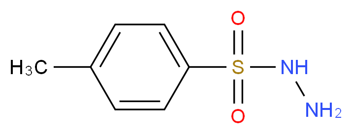 4-Methylbenzenesulfonhydrazide_分子结构_CAS_1576-35-8)