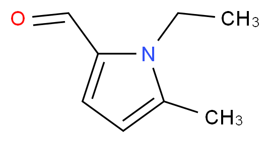 1-ethyl-5-methyl-1H-pyrrole-2-carbaldehyde_分子结构_CAS_39741-43-0)
