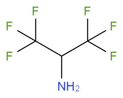 2,2,2-Trifluoro-1-(trifluoromethyl)ethylamine 97%_分子结构_CAS_1619-92-7)