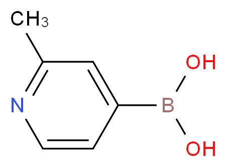 (2-methylpyridin-4-yl)boronic acid_分子结构_CAS_579476-63-4