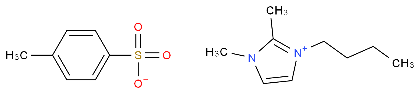 1-n-Butyl-2,3-dimethylimidazolium p-toluenesulfonate_分子结构_CAS_885456-29-1)