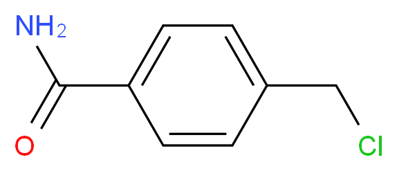 4-(Chloromethyl)benzamide_分子结构_CAS_84545-14-2)