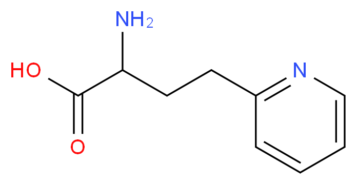 2-amino-4-(pyridin-2-yl)butanoic acid_分子结构_CAS_856858-86-1