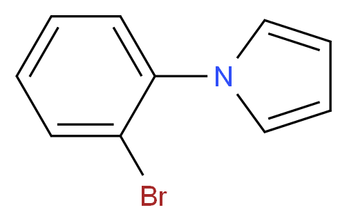 1-(2-Bromophenyl)-1H-pyrrole_分子结构_CAS_69907-27-3)