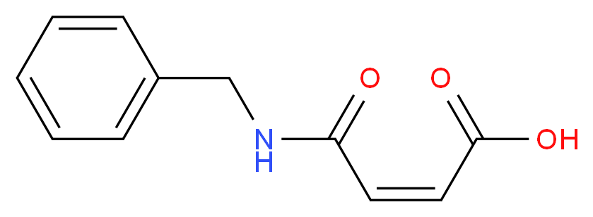 (2Z)-3-(benzylcarbamoyl)prop-2-enoic acid_分子结构_CAS_15329-69-8