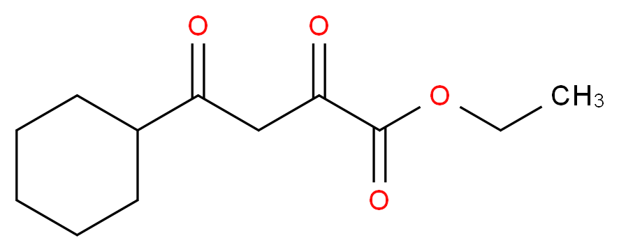 Ethyl 4-cyclohexyl-2,4-dioxobutanoate_分子结构_CAS_)