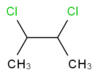 2,3-二氯丁烷, (+/-)+内消旋_分子结构_CAS_7581-97-7)