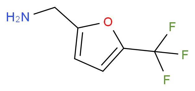 2-(Aminomethyl)-5-(trifluoromethyl)furan 97%_分子结构_CAS_868755-68-4)