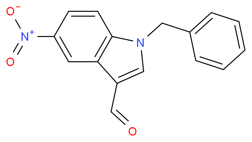 1-Benzyl-5-nitroindole-3-carboxaldehyde_分子结构_CAS_)