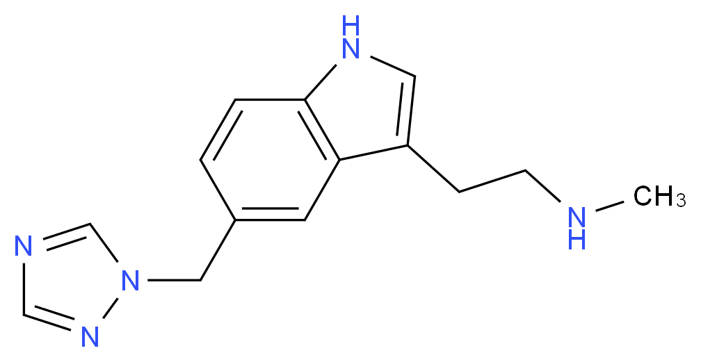 N10-Monodesmethyl Rizatriptan_分子结构_CAS_144034-84-4)