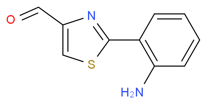 2-(2-AMINO-PHENYL)-THIAZOLE-4-CARBALDEHYDE_分子结构_CAS_885279-31-2)