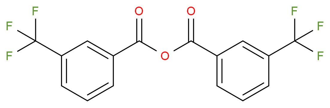 3-(trifluoromethyl)benzoyl 3-(trifluoromethyl)benzoate_分子结构_CAS_25753-15-5