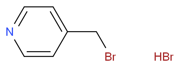 4-(bromomethyl)pyridine hydrobromide_分子结构_CAS_73870-24-3