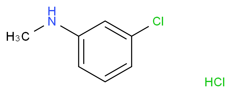 3-Chloro-N-methylaniline hydrochloride_分子结构_CAS_152428-07-4)