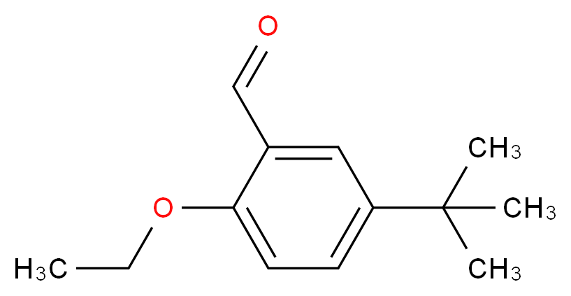 5-(tert-Butyl)-2-ethoxybenzaldehyde_分子结构_CAS_)