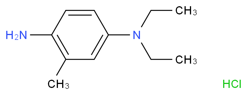 2-AMINO-5-DIETHYLAMINOTOLUENE HYDROCHLORIDE_分子结构_CAS_2051-79-8)