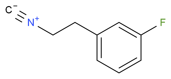 1-fluoro-3-(2-isocyanoethyl)benzene_分子结构_CAS_)