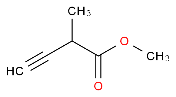 Methyl 2-methylbut-3-ynoate_分子结构_CAS_32804-66-3)