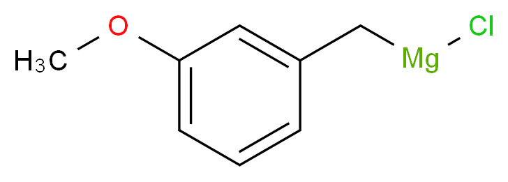 chloro[(3-methoxyphenyl)methyl]magnesium_分子结构_CAS_26905-40-8