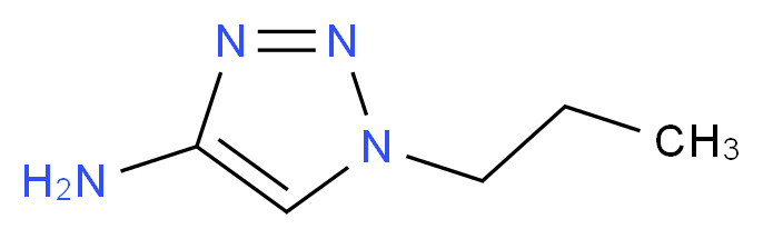 1-propyl-1H-1,2,3-triazol-4-amine_分子结构_CAS_915924-69-5