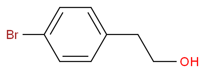 2-(4-Bromophenyl)ethanol_分子结构_CAS_4654-39-1)