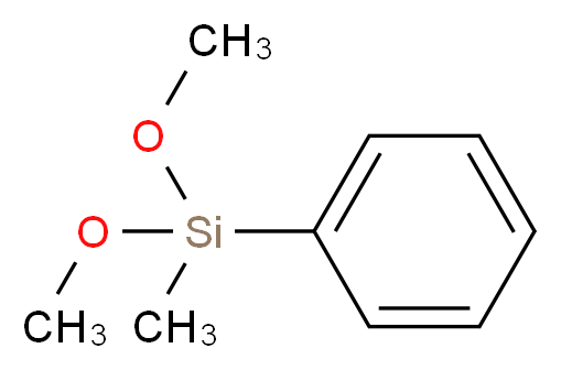 二甲氧基(甲基)苯基硅烷_分子结构_CAS_3027-21-2)