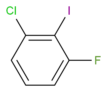 2-Chloro-6-fluoroiodobenzene_分子结构_CAS_127654-70-0)