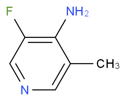 3-Fluoro-5-methylpyridin-4-amine_分子结构_CAS_13958-85-5)