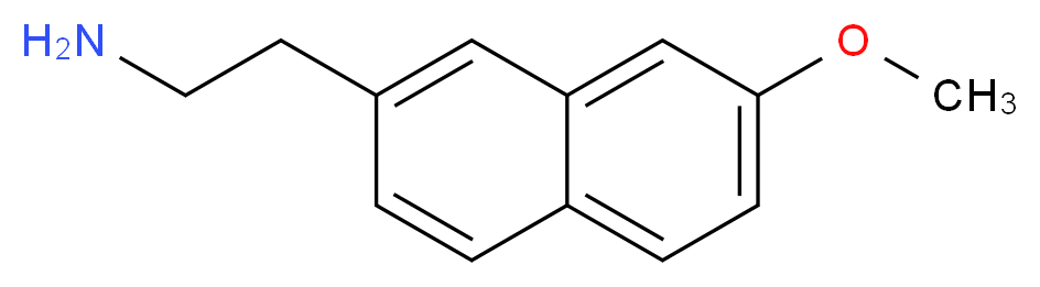 2-(7-methoxynaphthalen-2-yl)ethan-1-amine_分子结构_CAS_148018-64-8