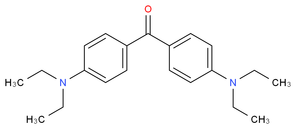 4,4'-Bis(diethylamino)benzophenone 98%_分子结构_CAS_90-93-7)