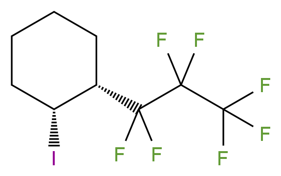 cis-1-Iodo-2-(heptafluoropropyl)cyclohexane_分子结构_CAS_7589-43-7)