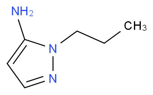 1-propyl-1H-pyrazol-5-amine_分子结构_CAS_3524-15-0