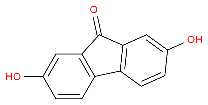 2,7-Dihydroxy-9-fluorenone_分子结构_CAS_42523-29-5)