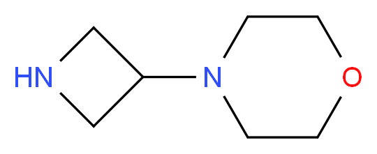 4-(azetidin-3-yl)morpholine_分子结构_CAS_302355-79-9