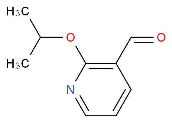 2-(propan-2-yloxy)pyridine-3-carbaldehyde_分子结构_CAS_885278-10-4