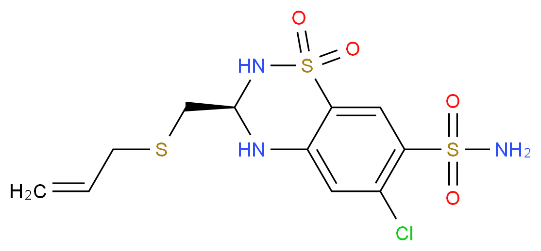 Altizide_分子结构_CAS_5588-16-9)