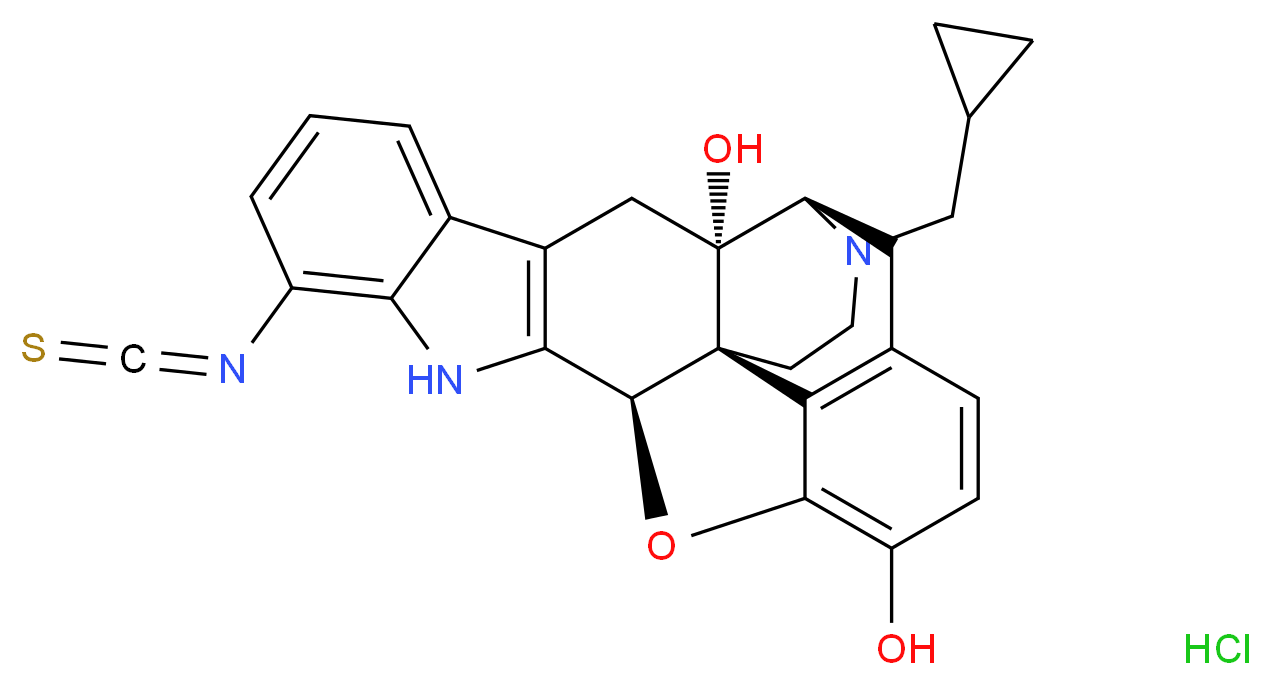 Naltrindole isothiocyanate hydrochloride_分子结构_CAS_126876-64-0)