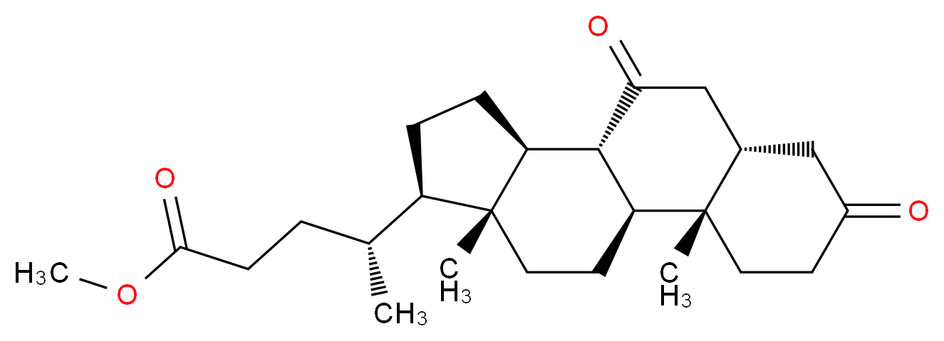 5β-Cholanic acid 3,7-dione methyl ester_分子结构_CAS_7753-72-2)