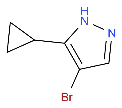 4-bromo-5-cyclopropyl-1H-pyrazole_分子结构_CAS_)